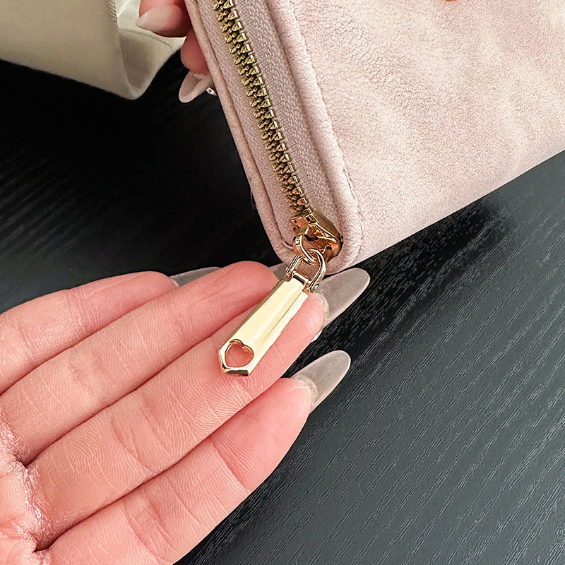 Playful Animal-Themed Zippered Wallet