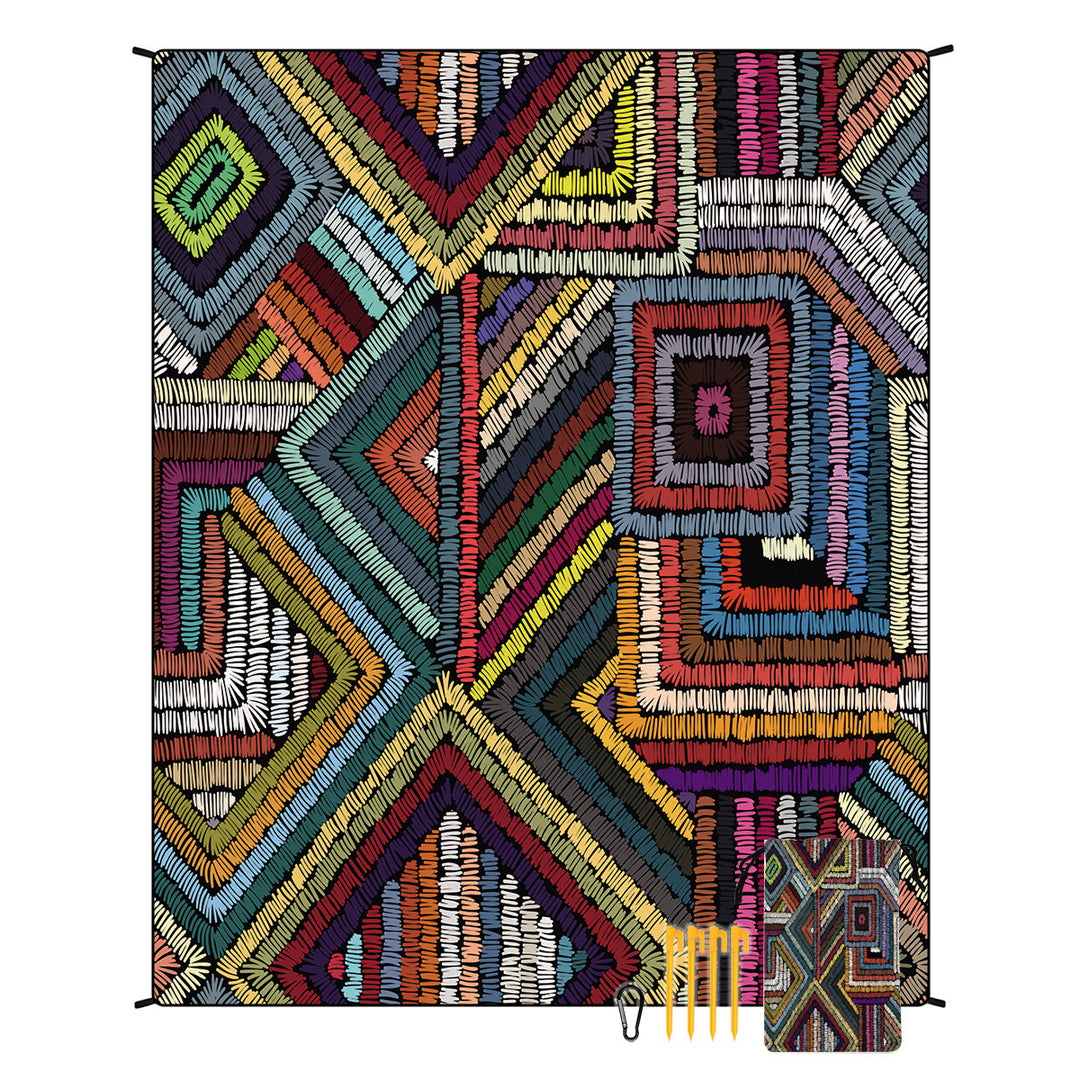 Geometric Print Tapestry Kalsten