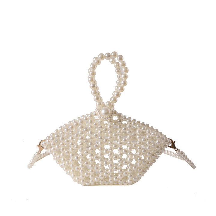 Decorative Pearl Beaded Handbag