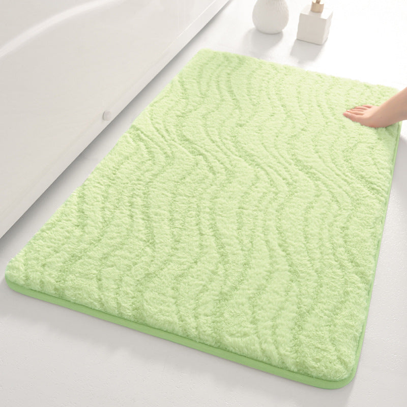 Soft Wave Pattern Bathroom Mat Kalsten