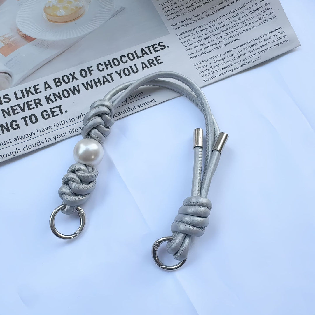 Elegant Knotted Leather Keychain Holder Kalsten