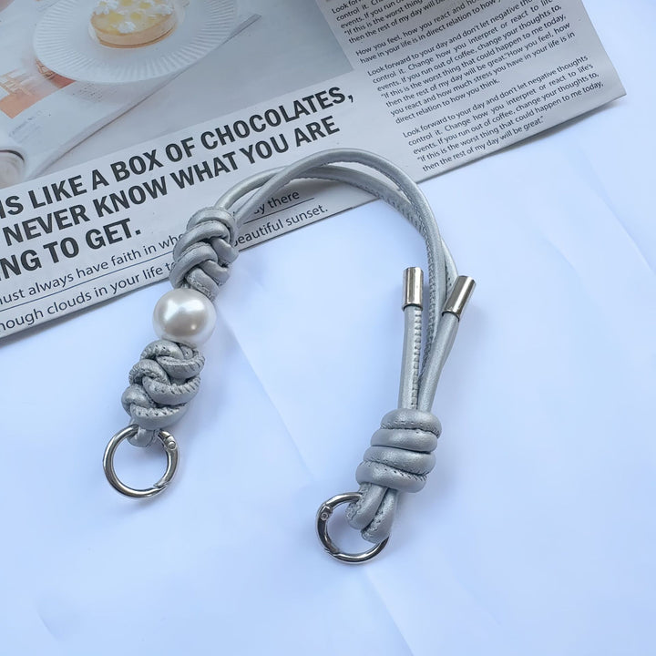 Elegant Knotted Leather Keychain Holder Kalsten
