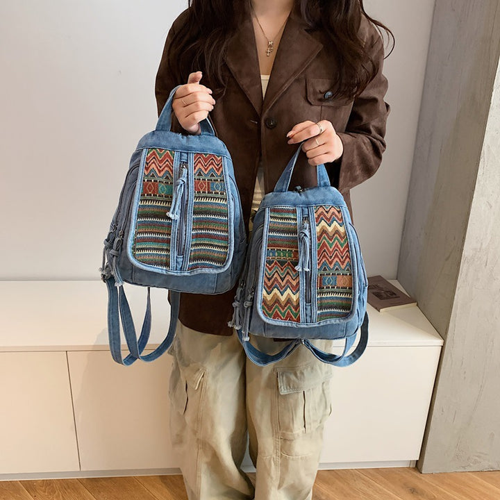 Stylish Ethnic Patterned Backpack Kalsten