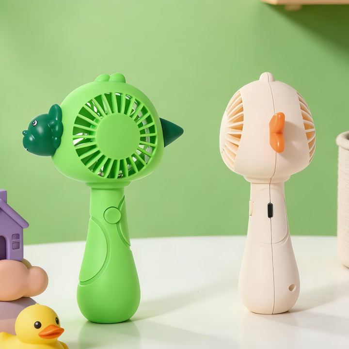 Women Portable Handheld Fan with Animal Pattern Kalsten