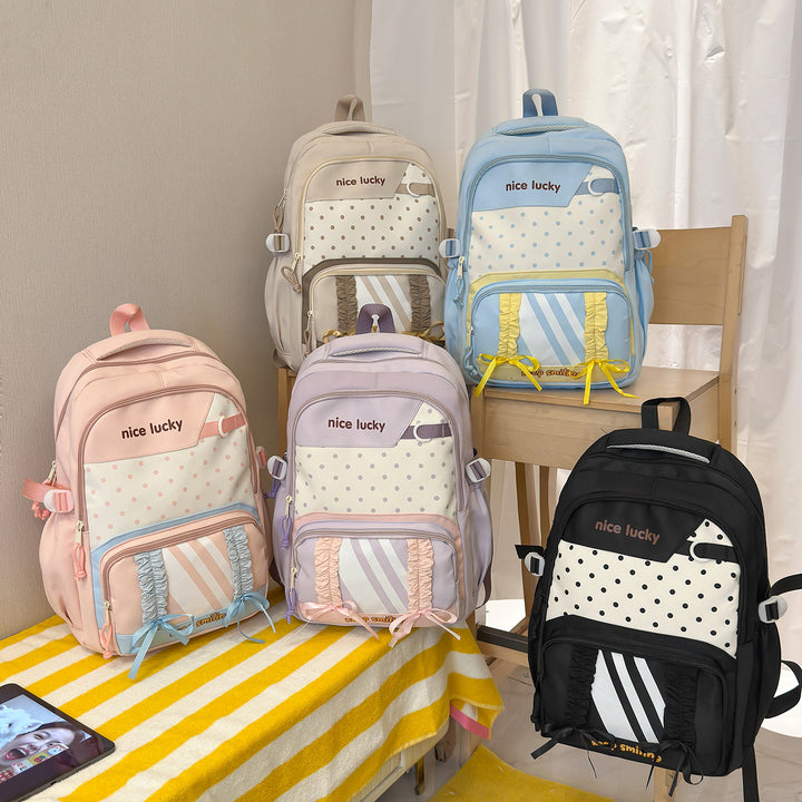 Stylish Multi-Functional Backpack with Cute Charms Kalsten