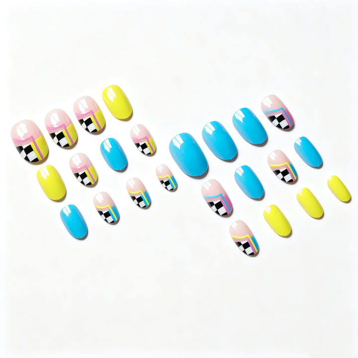 Creative Abstract Nail Design