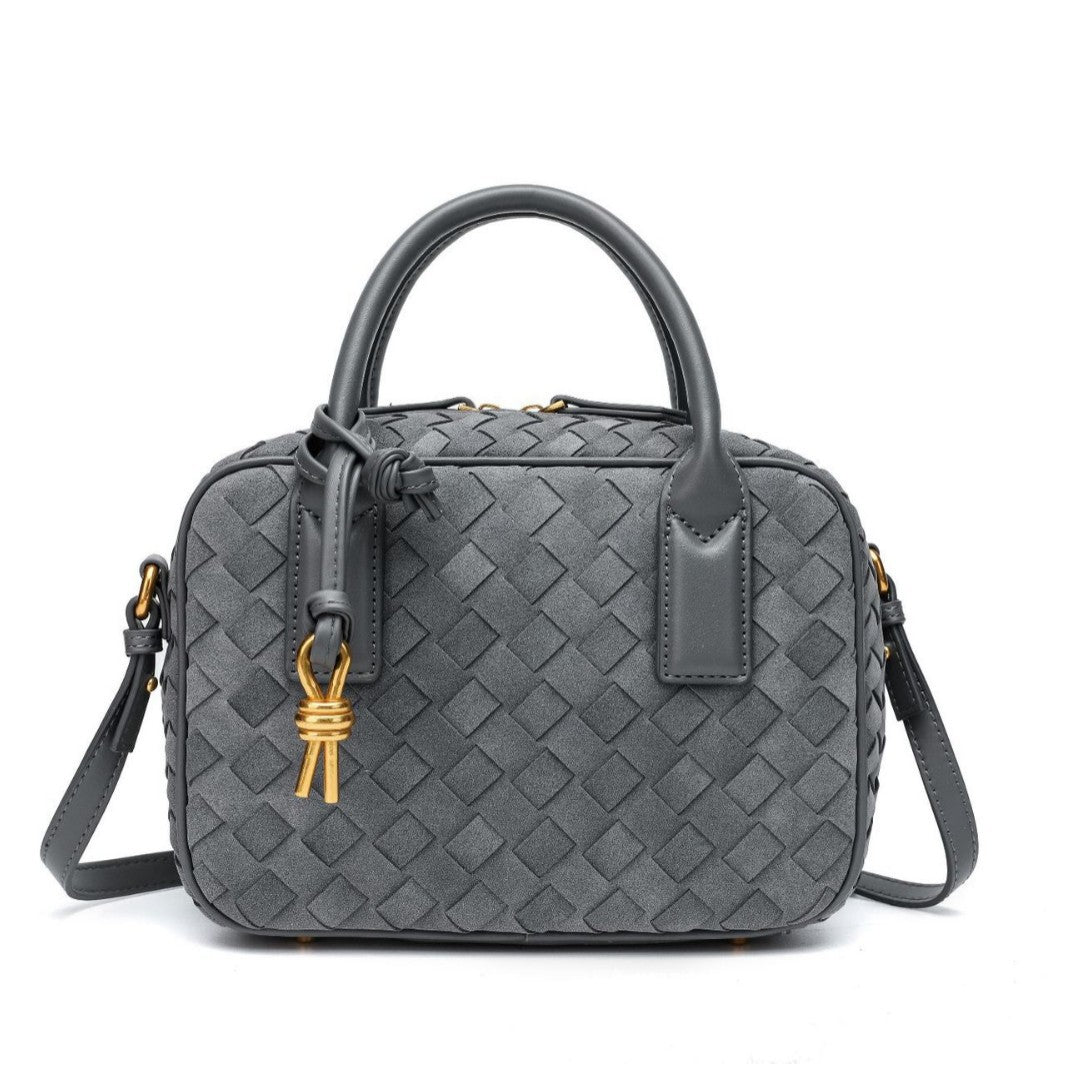 Textured Leather Boutique Handbag Kalsten