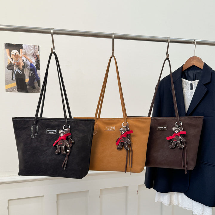 Elegant Faux Leather Tote Bag Kalsten