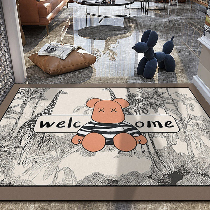 Cute Dog-Themed Entrance Mat