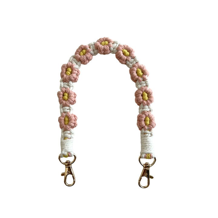 Floral Macrame Keychain Strap Kalsten