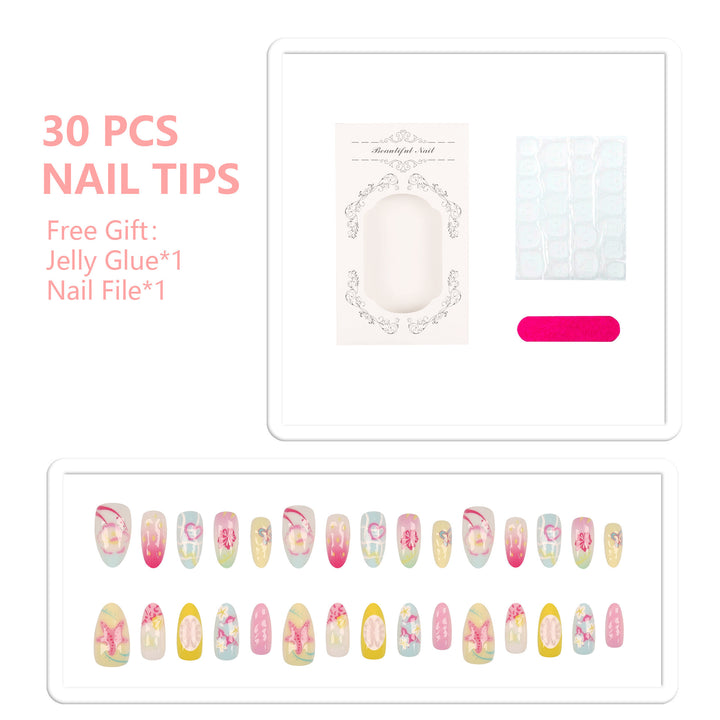 Decorative Nail Tips Set  1790956256