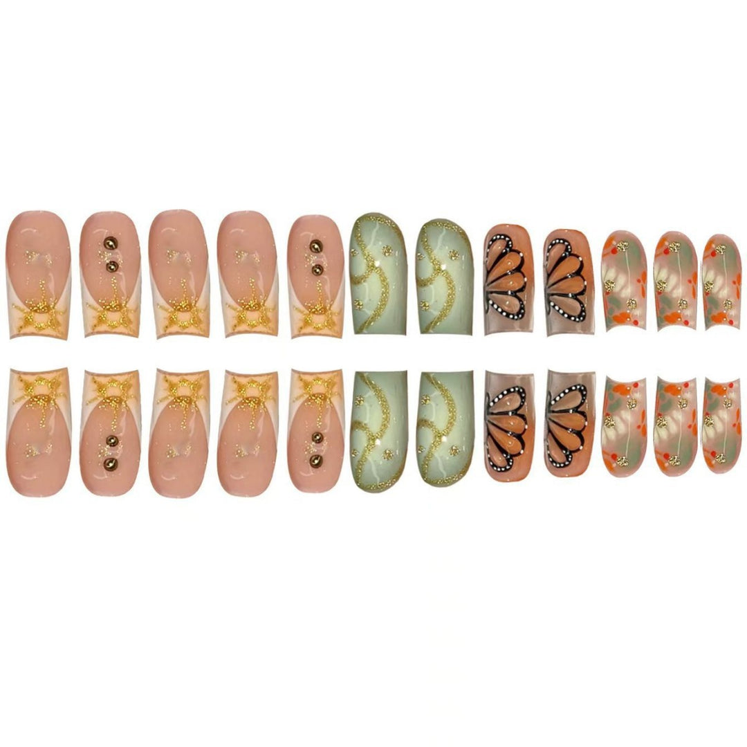 Artistic Acrylic Nail Design Kalsten