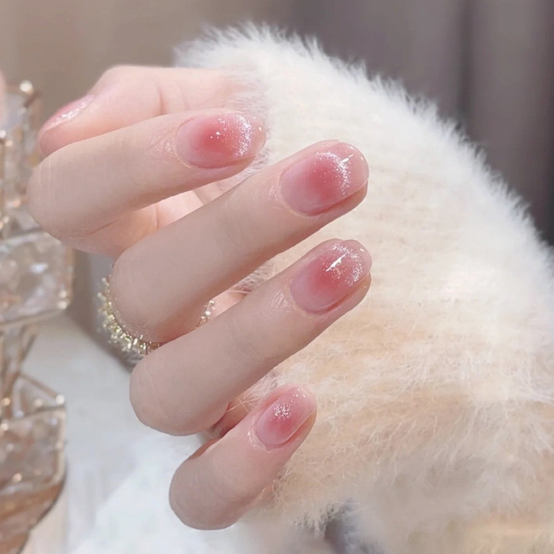 Glossy Gel Press-On Nail Set Kalsten