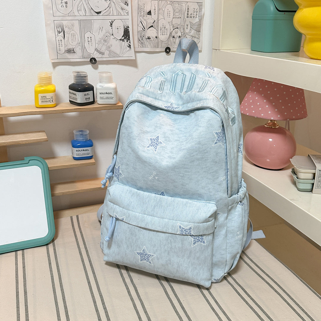 Star Print Decorative Backpack Kalsten