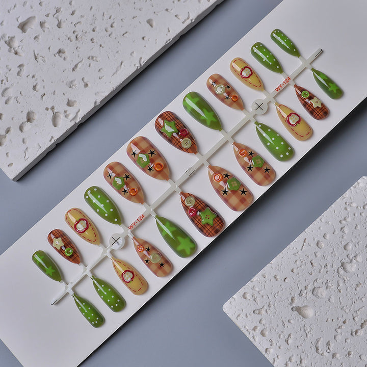 Artistic Decorative Press-On Nails Kalsten