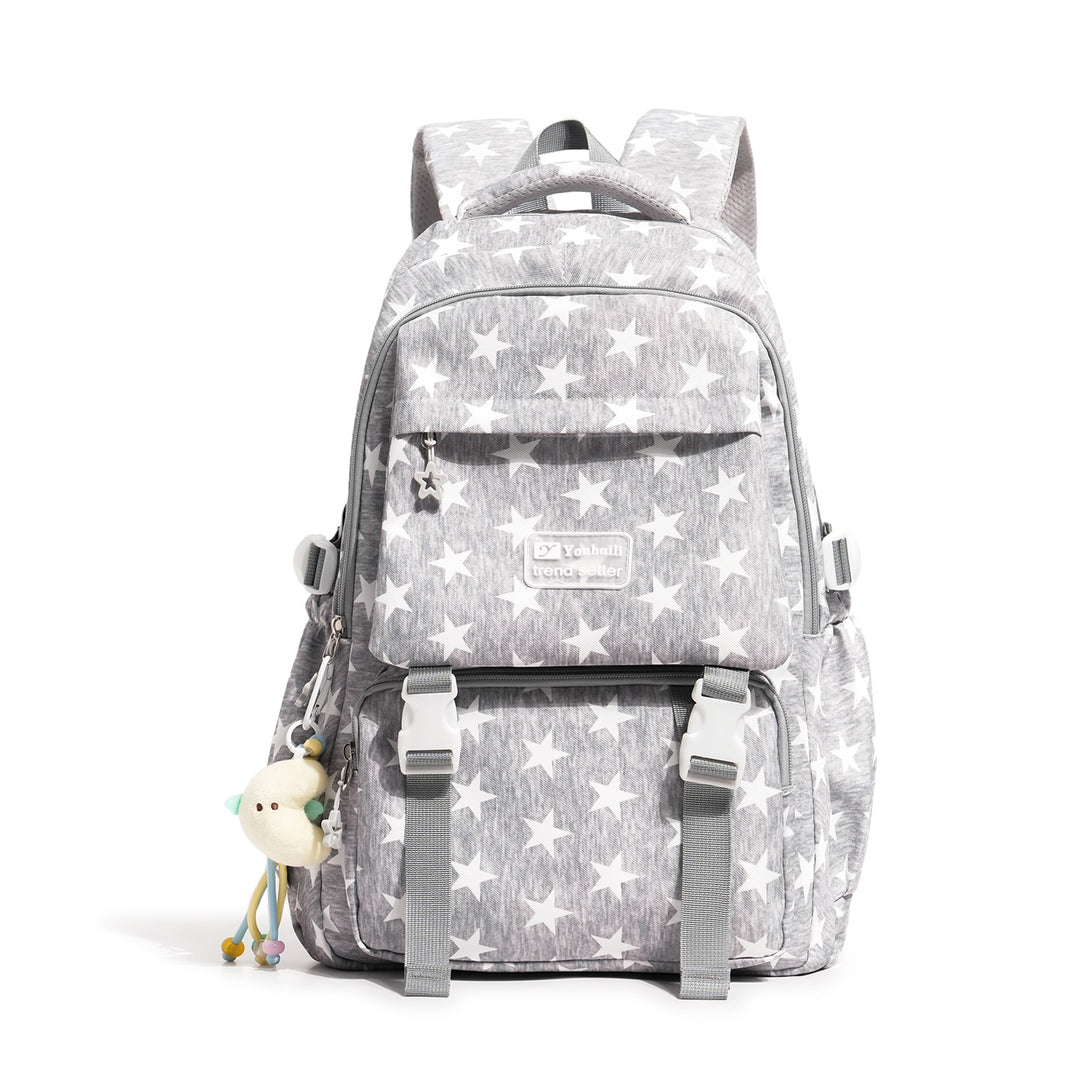 Stylish Star-Embellished Casual Backpack Kalsten