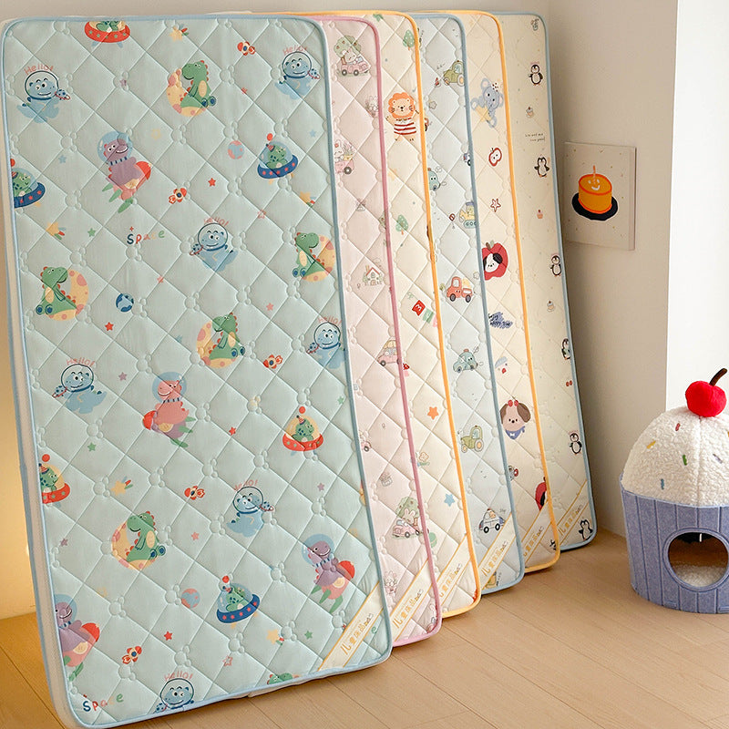 Children's mattress topper breathable with 3D mesh, foldable and non-slip