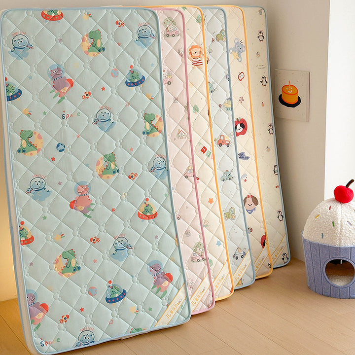 Children's mattress topper breathable with 3D mesh, foldable and non-slip