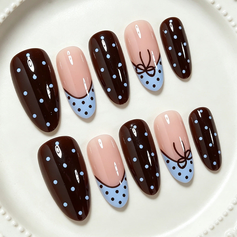 Playful Polka Dot Press-On Nail Set Kalsten