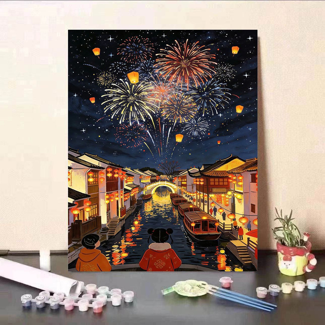 DIY Paint by Numbers Canvas Art Kit Kalsten