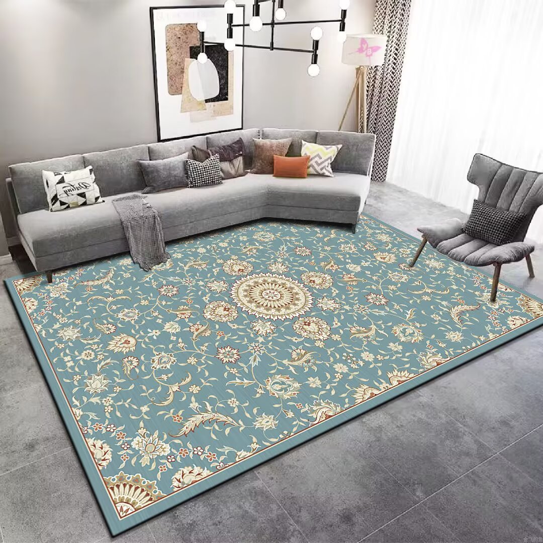 Vintage Floral Patterned Area Rug Kalsten