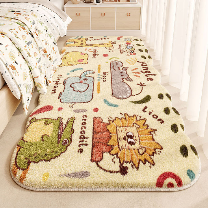Cute Cartoon Monster Area Rug for Home