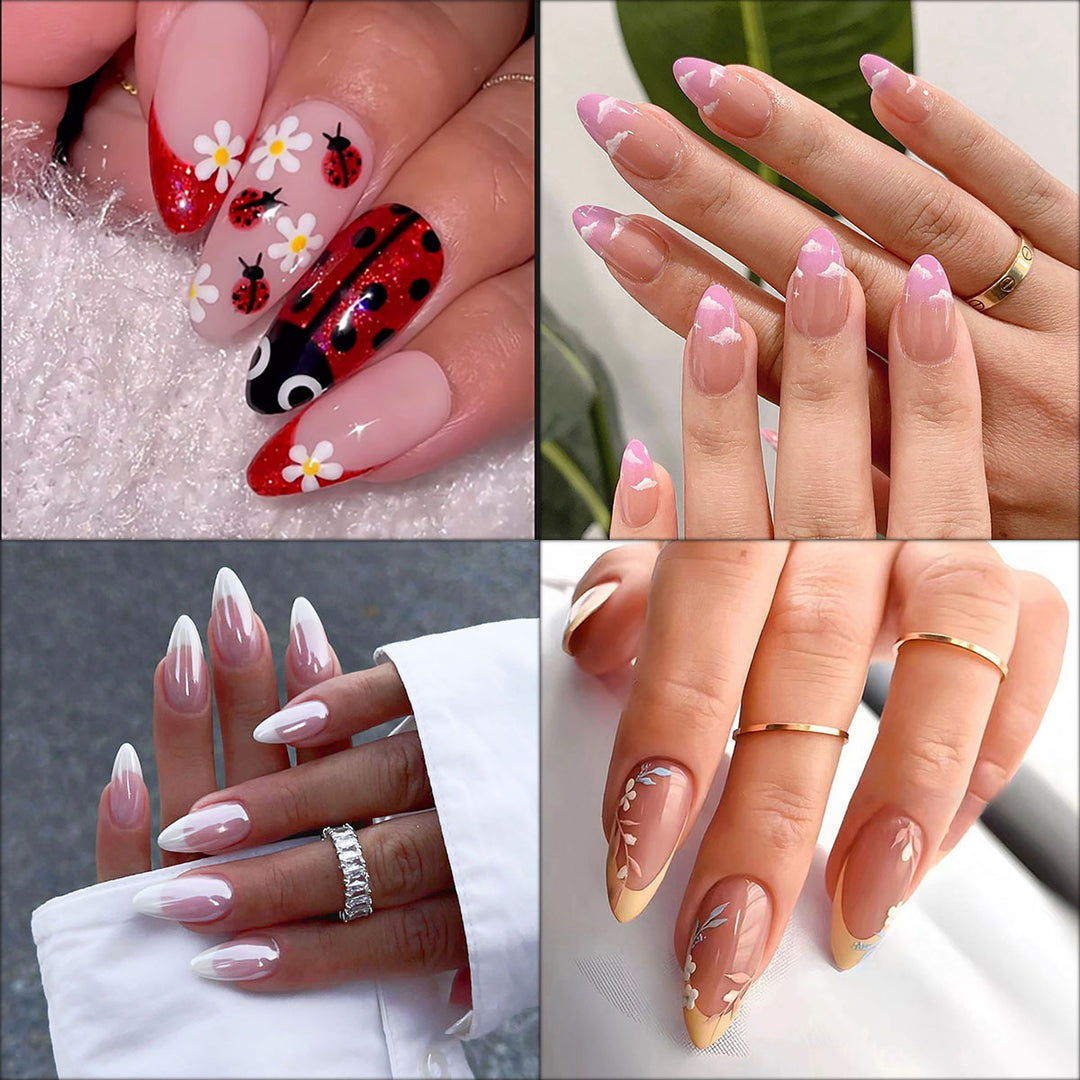 Stiletto Glossy Press-On Nails