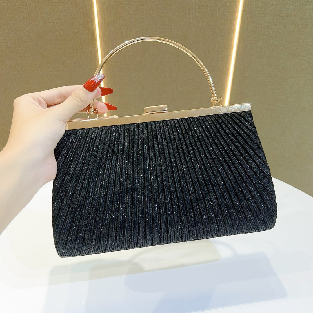 Pleated Evening Handbag