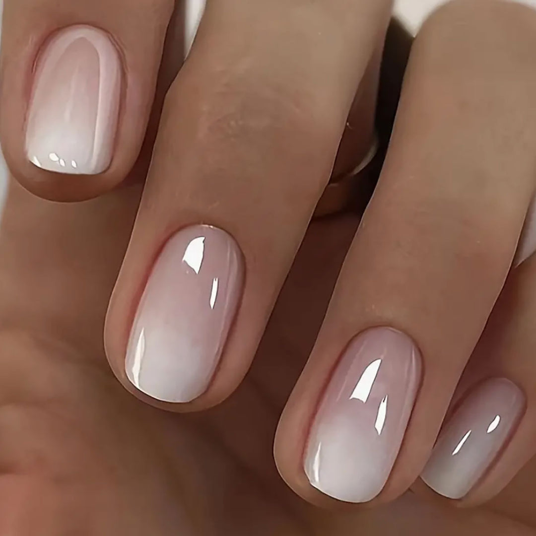 Elegant Long-Stiletto Glossy Press-On Nails