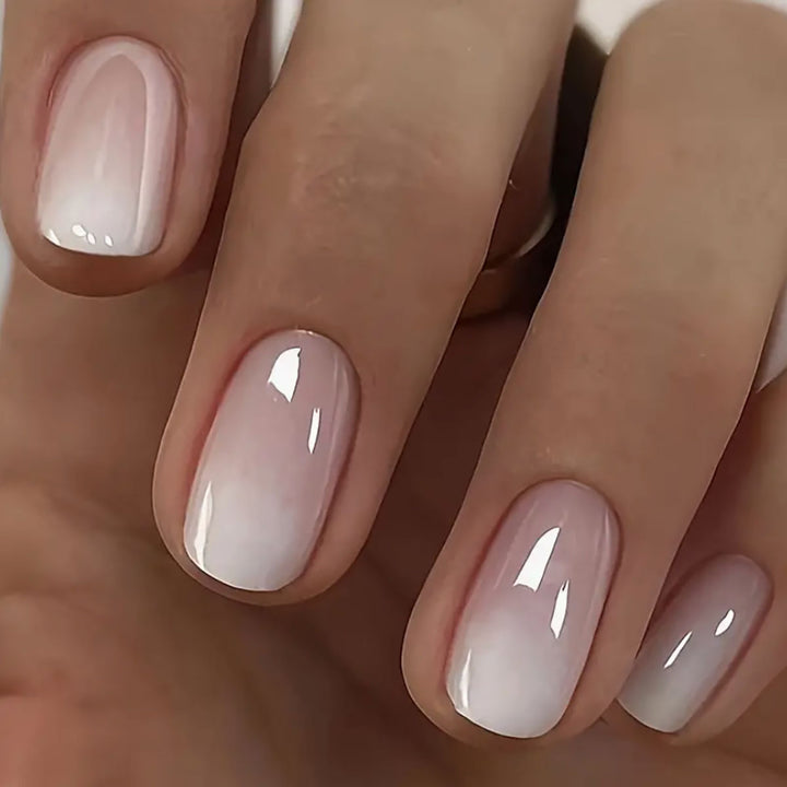 Elegant Long-Stiletto Glossy Press-On Nails