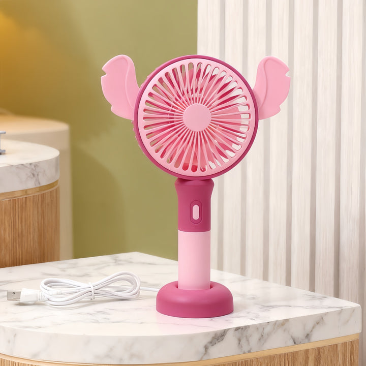 Ladies Portable Hand Fan with Funny Animal Design Kalsten