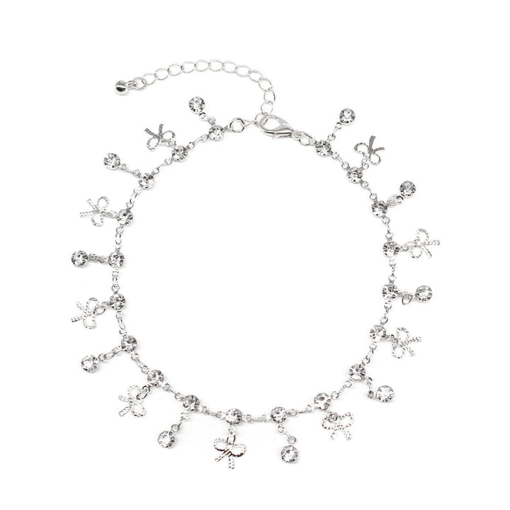 Delicate Crystal Charm Ankle Bracelet Kalsten