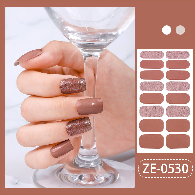 Elegant Press-On Nail Wraps