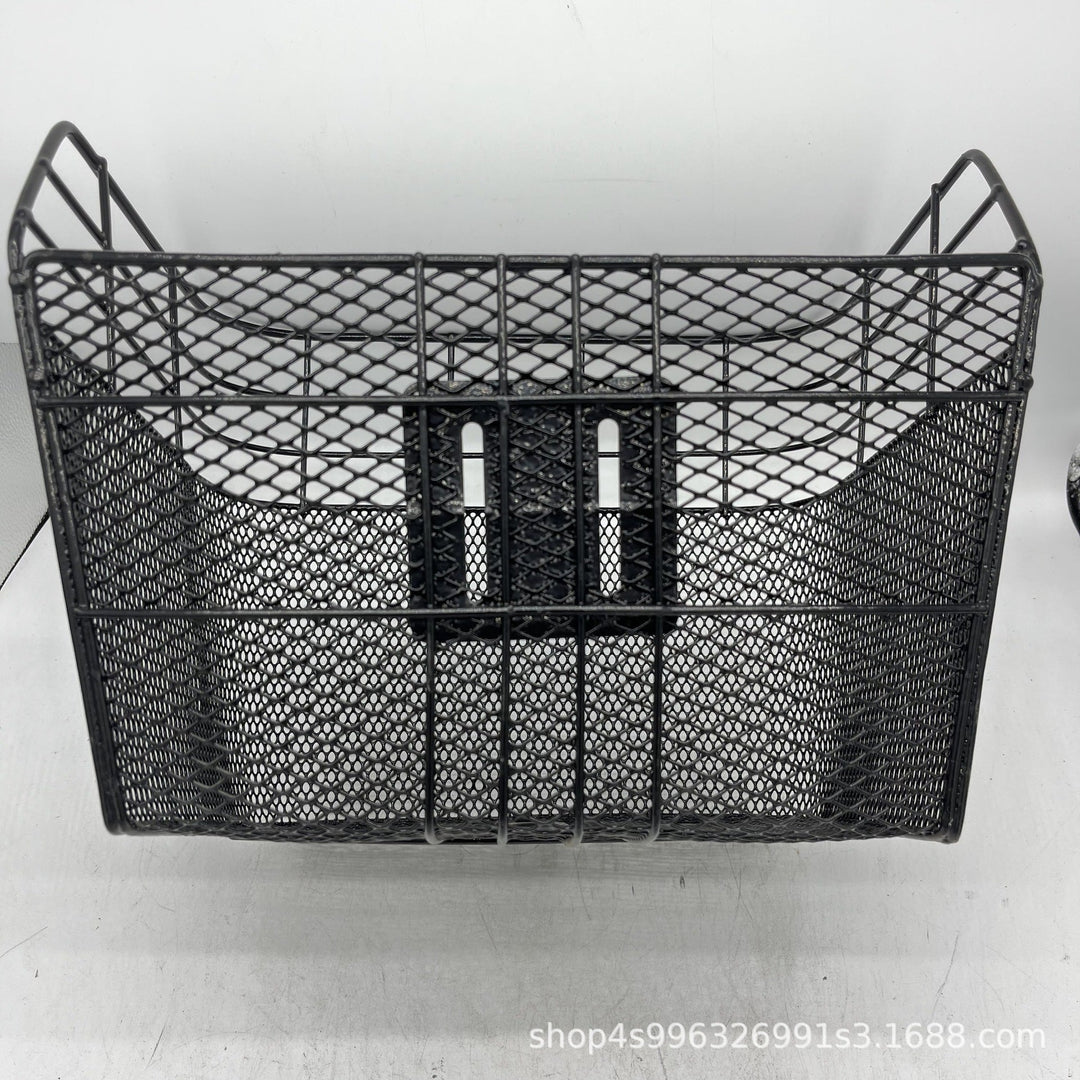 removable mesh front bicycle basket with quick-release mount Kalsten
