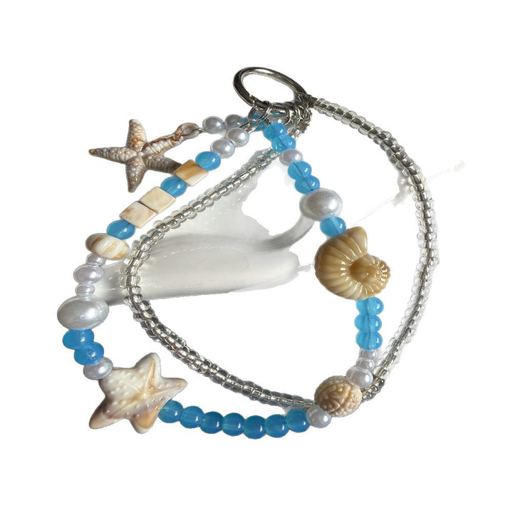 Coastal-Inspired Beaded Keychain Kalsten