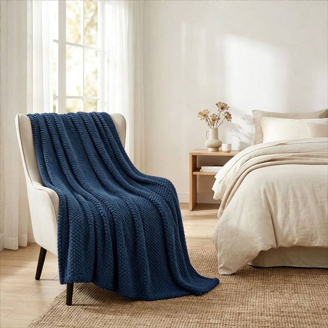 Chunky Knit Throw Blanket