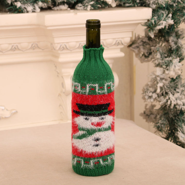 Festive Holiday Wine Bottle Cover Kalsten