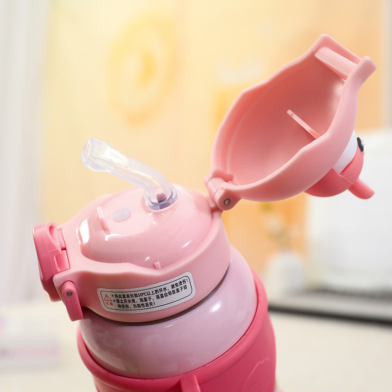 Ladies child-friendly drinking bottle with ergonomic silicone grip Kalsten