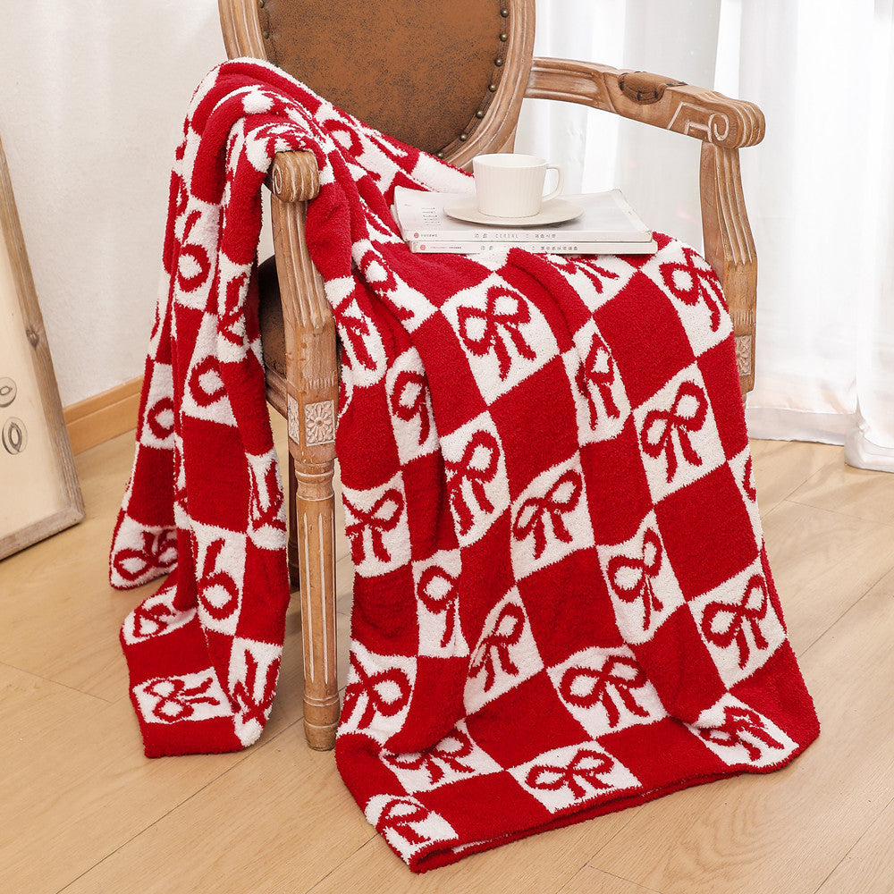 Decorative Knit Throw Blanket Kalsten