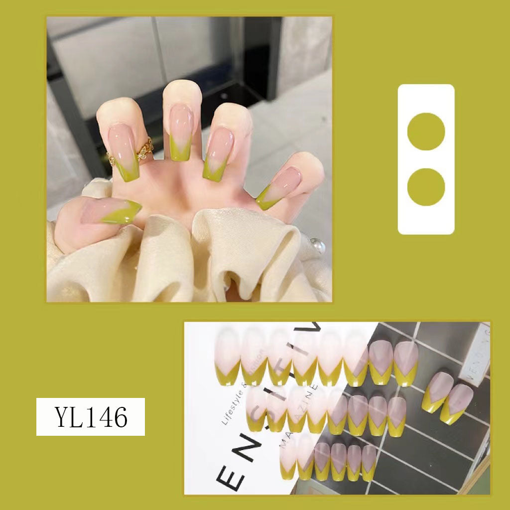 Artistic nail extensions with fresh summer design Kalsten