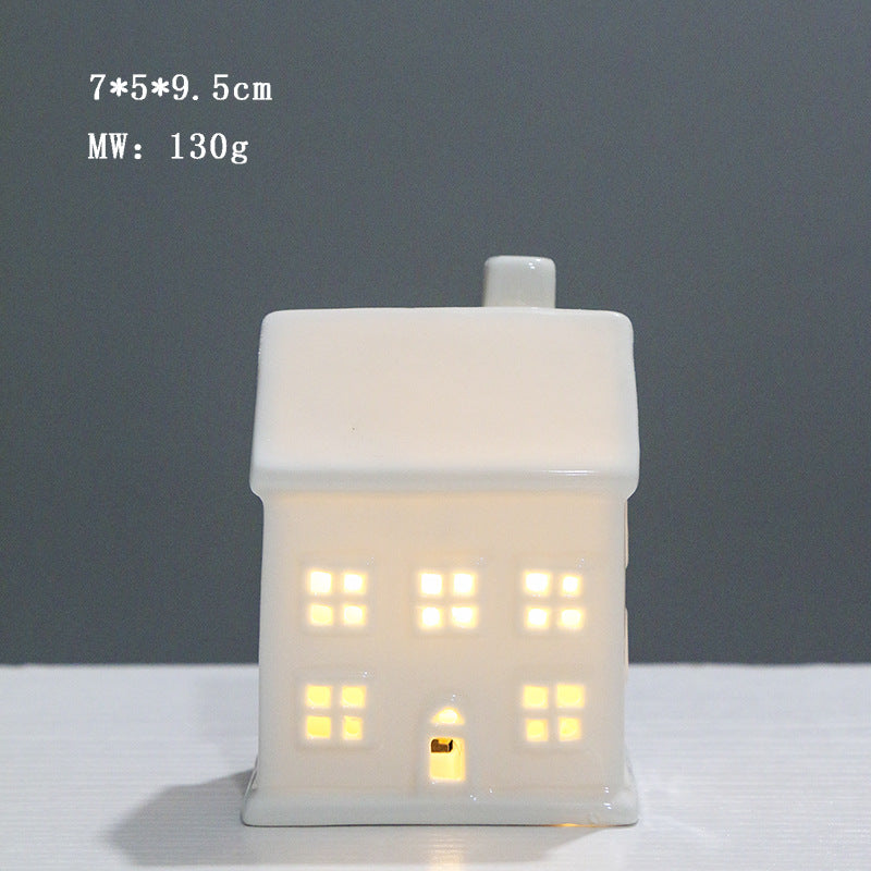 Ceramic House-Shaped Night Light Kalsten