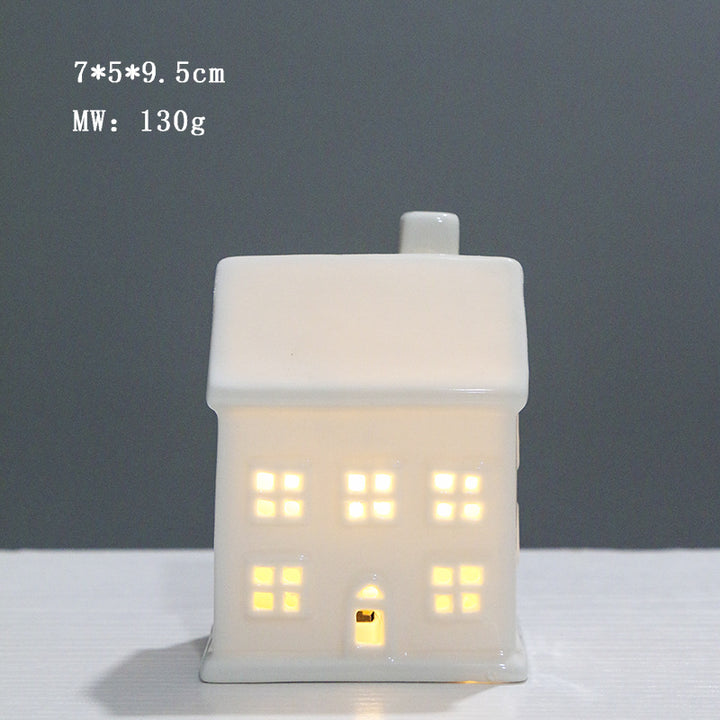 Ceramic House-Shaped Night Light Kalsten