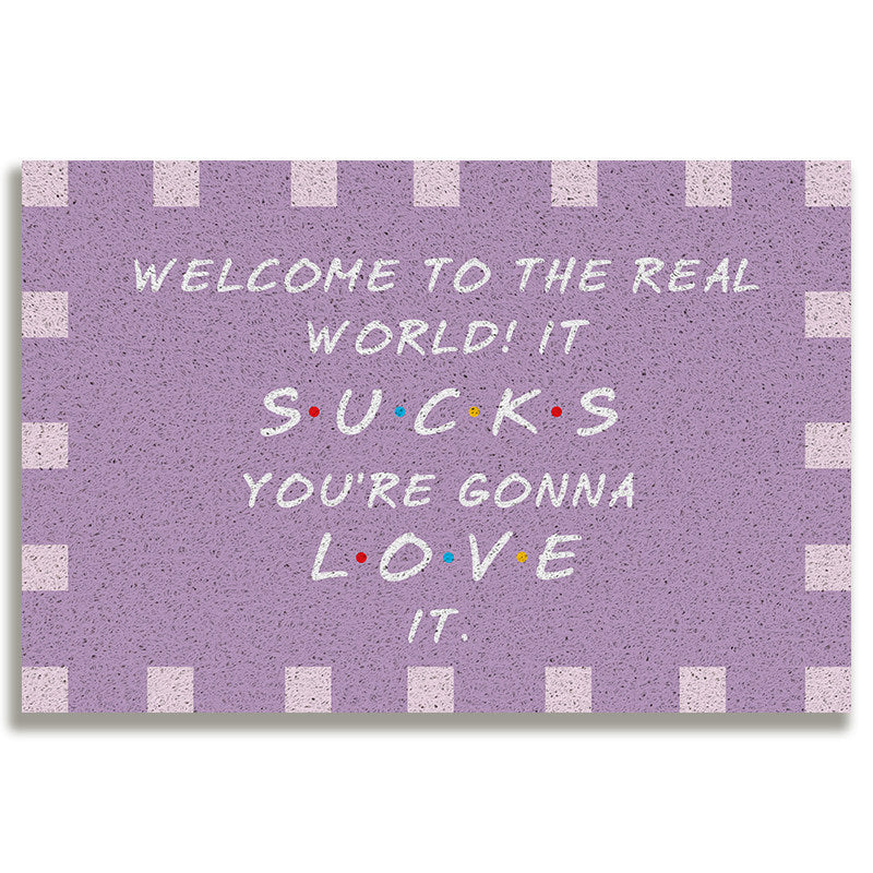 Whimsical Welcome Door Mat Kalsten