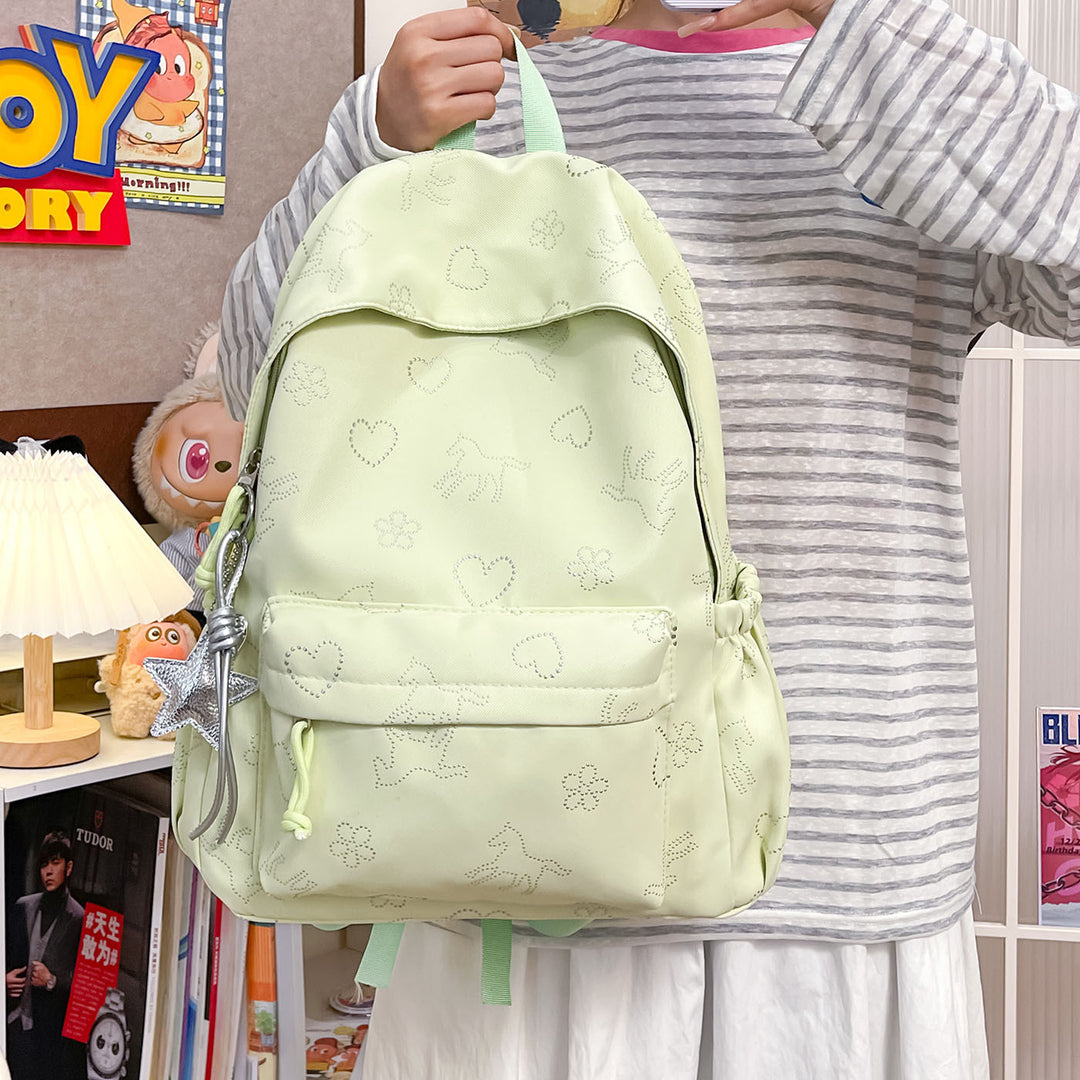 Durable Graphic Print Backpack Kalsten