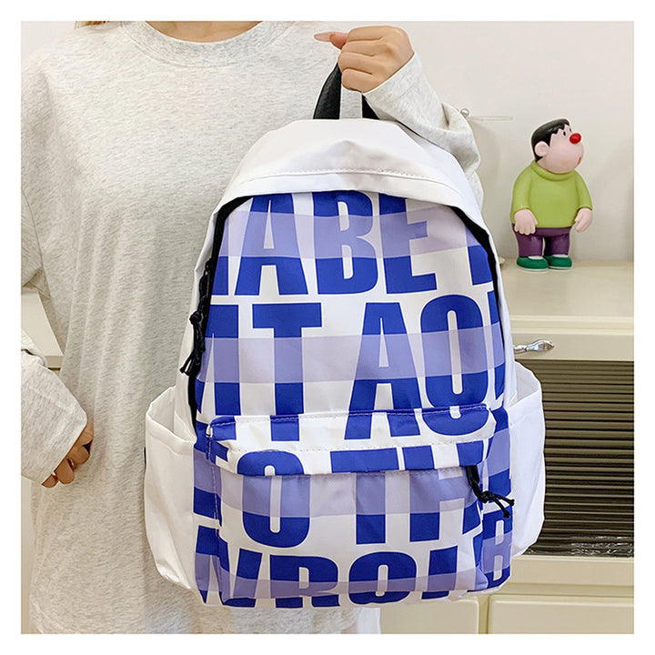 Leisure backpack with eye-catching graphic design and practical compartments Kalsten
