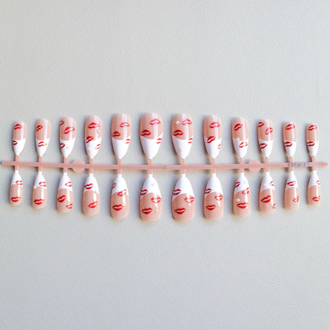 Premium Kiss Mark Nail Art Set