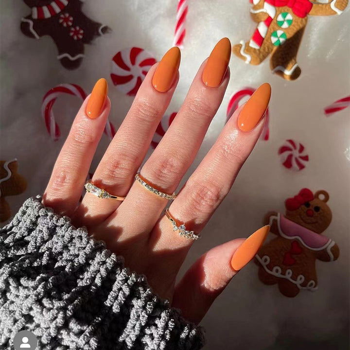 Artful nail designs with a matte finish and elegant stiletto shape Kalsten