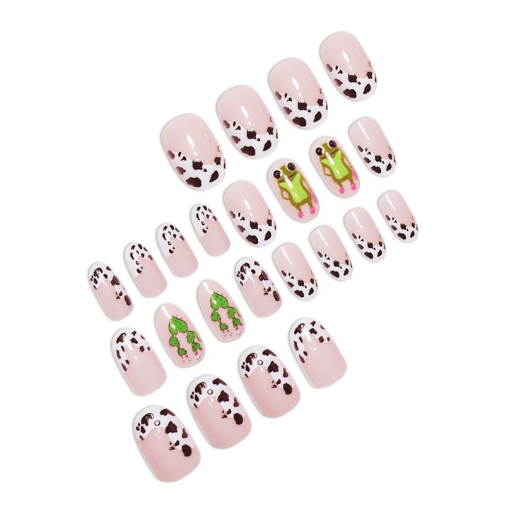 Playful Animal-Themed Press-On Nail Art Kalsten
