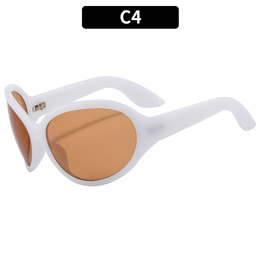 Aerodynamic Oversized Sport Sunglasses