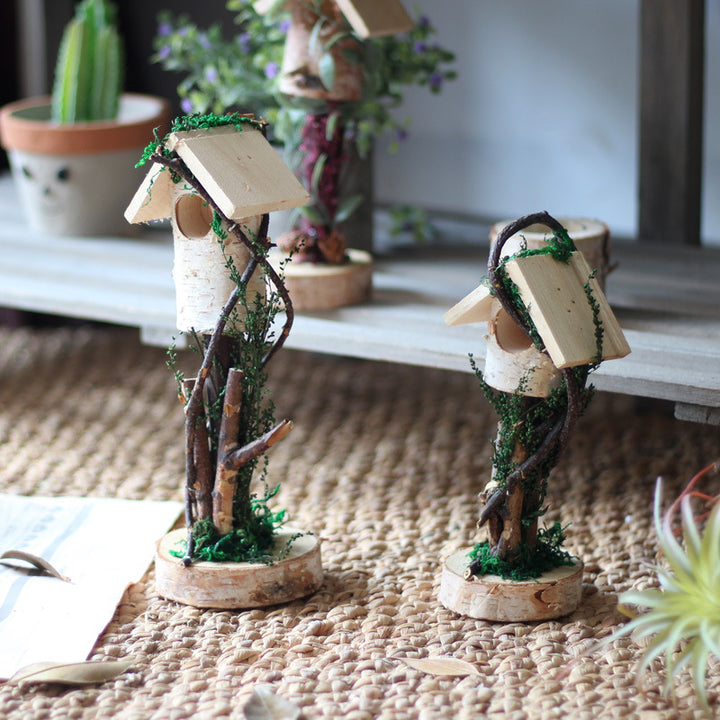 Decorative Birdhouse made of Wood Kalsten